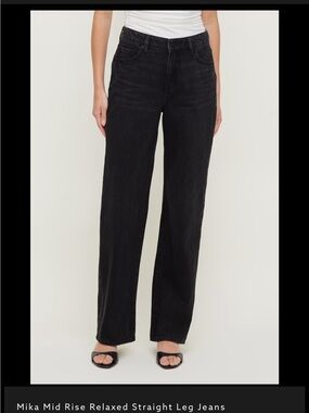 Dynamite Mika Mid Rise Relaxed Straight Leg Jeans